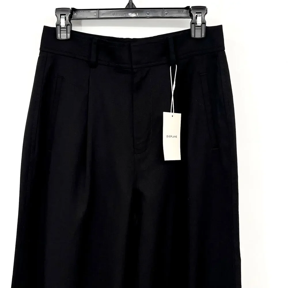 Everlane Womens The Way-High Drape Pants Size 4 Black 31